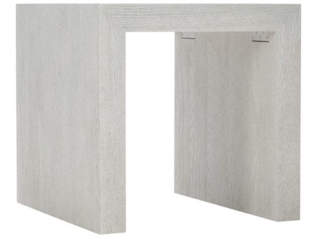 Bernhardt Living Summerton Rectangular Wood Sandblasted White End Table