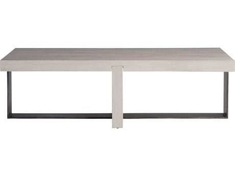 Bernhardt Hoban Rectangular Wood Weathered Bone Cocktail Table