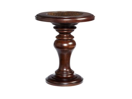 Bernhardt Valencia Round Wood End Table