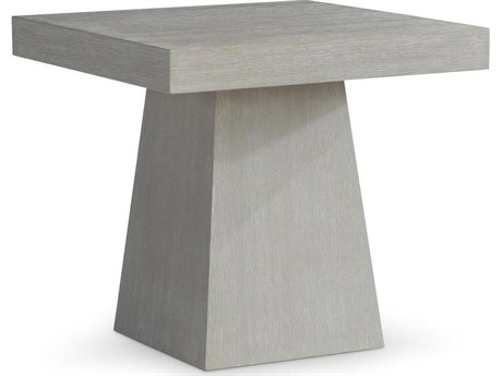 Bernhardt Tristan Square Glass Champagne End Table