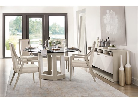 Bernhardt Axiom Poplar Wood Dining Room Set