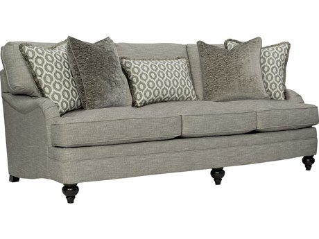 Bernhardt Tarleton Short Mocha Brown Upholstered Sofa