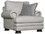 Bernhardt Foster 46" White Fabric Accent Chair  BHB5172G