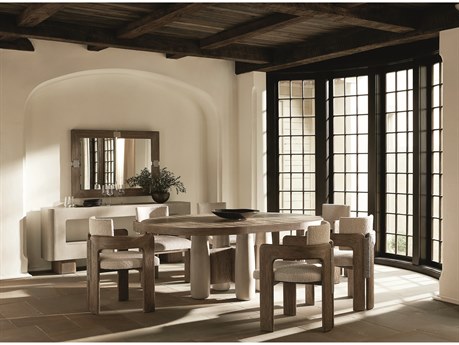Bernhardt Casa Oak Wood Dining Room Set