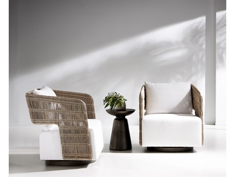 Bernhardt Exteriors Catalan Cast Aluminum Cushion Lounge Set