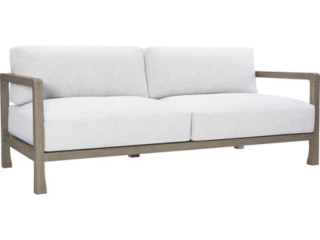 Bernhardt Exteriors Tanah Weathered Teak Patio Sofa