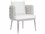 Bernhardt Exteriors Santa Cruz Cadet Gray Fabric Cushion Dining Arm Chair  BHEX02549X