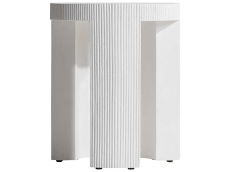 Bernhardt Exteriors Neutral Round Islamorada Patio End Table