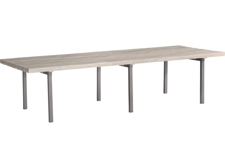 Bernhardt Exteriors Kingston Sea Oat Wood Rectangular Patio Coffee Table