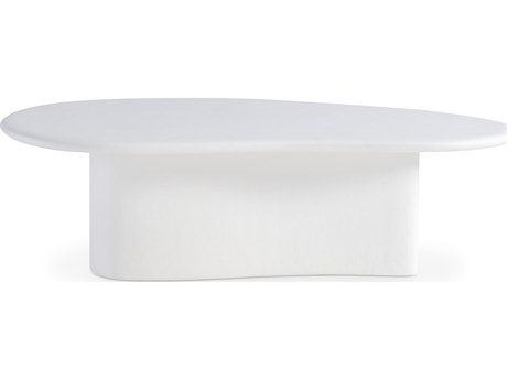 Bernhardt Exteriors Fresco White Concrete Coffee Table