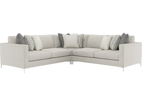 Bernhardt Eden Gray Upholstered Sectional Sofa