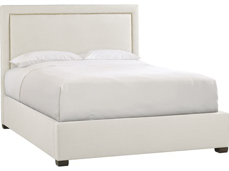 Bernhardt Upholstered Bed Program Espresso Brown Queen Panel