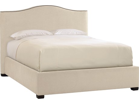 Bernhardt Upholstered Bed Program Beige Queen Panel