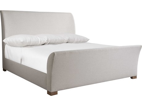 Bernhardt Modulum Sahara White Upholstered Queen Sleigh Bed