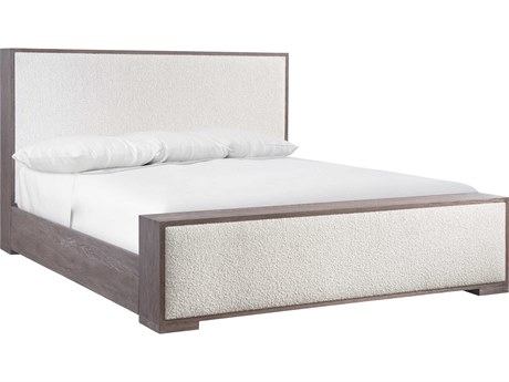 Bernhardt Casa Paros White Upholstered Queen Panel Bed
