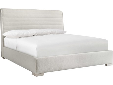 Bernhardt Sereno Lutra White Upholstered Queen Panel Bed