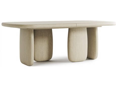 Bernhardt Arcadia Rectangular Wood Clay Dining Table