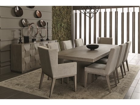 Bernhardt Linea Oak Wood Dining Room Set