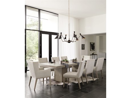 Bernhardt Linea Oak Wood Dining Room Set