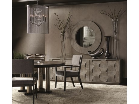 Bernhardt Linea Oak Wood Dining Room Set