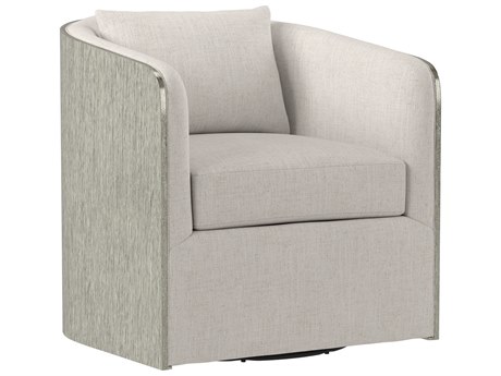 Bernhardt Eliot Swivel Fabric Accent Chair