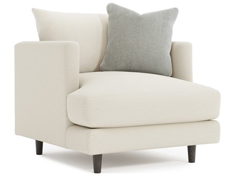 Bernhardt Plush White Accent Chair