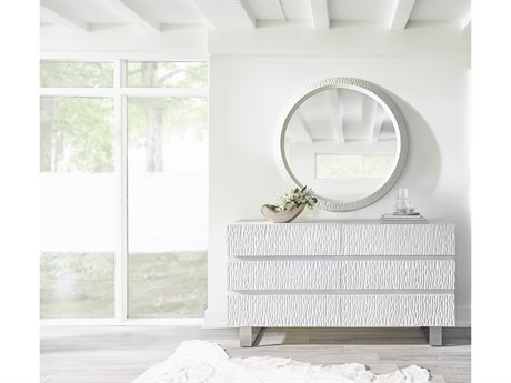 Bernhardt Solaria 6-Drawers Gray Oak Wood Double Dresser