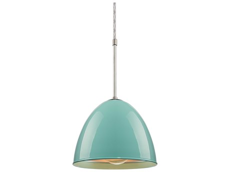 Bruck Lighting Classic 1-Light Blue Bell Mini Pendant