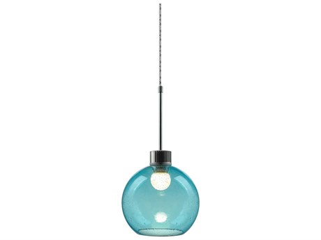 Bruck Lighting Bobo 1-Light Green Glass LED Globe Mini Pendant