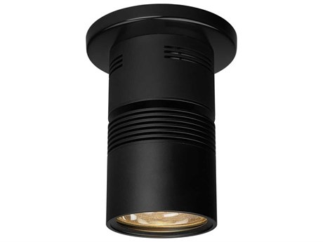 Bruck Lighting Z15 1-light Black Cylinder Flush Mount