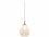 Bruck Lighting Vibe 5'' Wide Halogen Mini Pendant with Seashell Glass Shade  BK320881