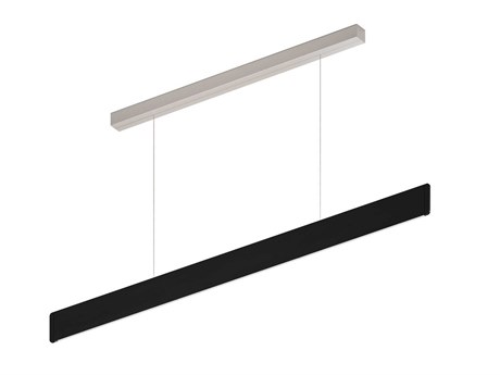 Bruck Lighting After-8 1-Light Black Linear Island Pendant