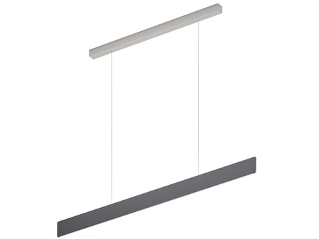 Bruck Lighting After-8 1-Light Slate Gray Linear Island Pendant