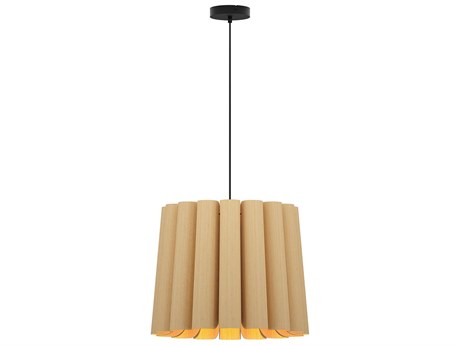 Bruck Lighting Renata 1-Light Wood Pendant