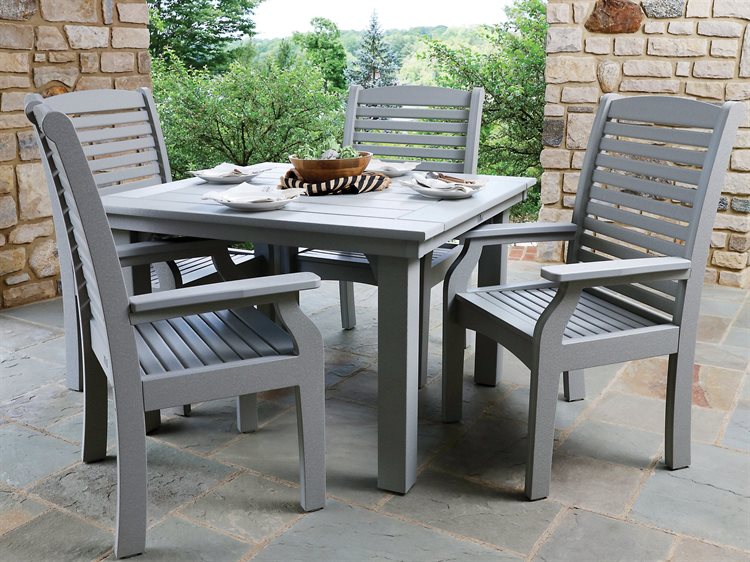 Berlin Gardens Classic Terrace Recycled Plastic Dining Set