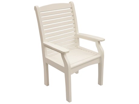 Berlin Gardens Classic Terrace Recycled Plastic Dining Arm Chair