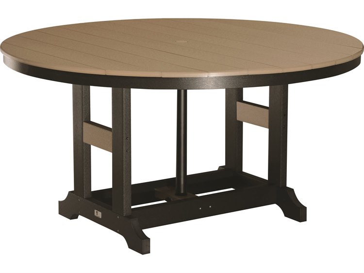 Berlin Gardens Garden Classic Recycled Plastic 60'' Round Dining Height Table
