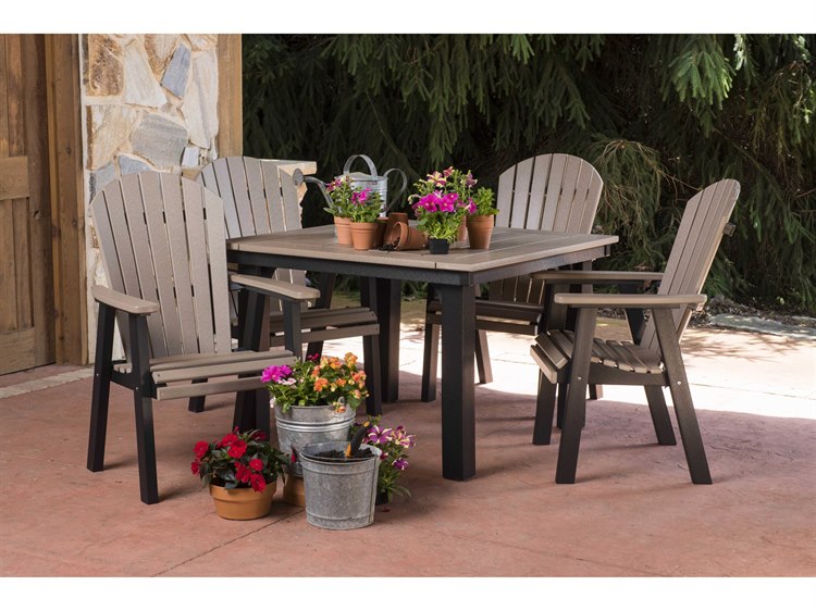 Berlin Gardens Homestead Recycled Plastic Outdoor Patio Dining Set