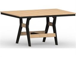 Berlin Gardens Harbor Recycled Plastic 66''W x 33''D Rectangular Dining Height Table