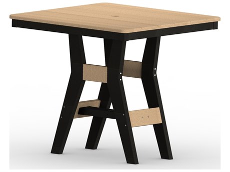 Berlin Gardens Harbor Recycled Plastic 33'' Square Dining Height Table