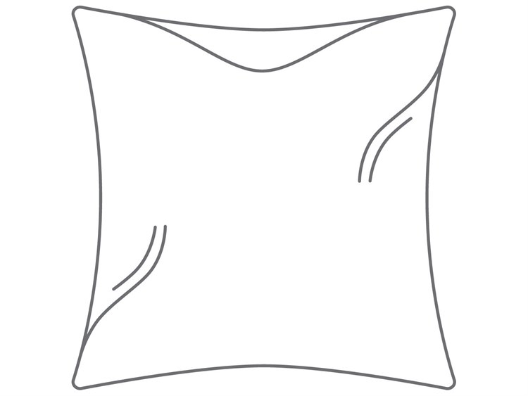 Berlin Gardens Lily Hive 24" x 24" Fitted Fiber Throw Pillow