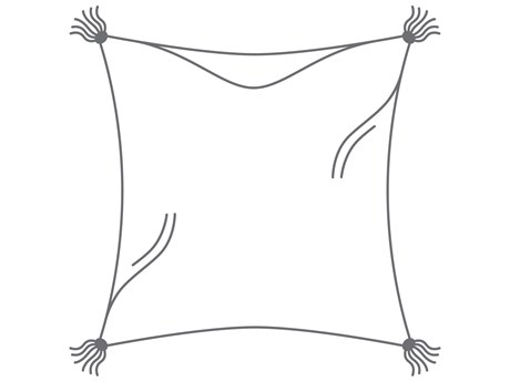 Berlin Gardens Lily Hive 20" x 20" Tasseled Down Feather Throw Pillow