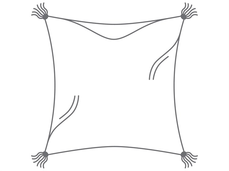Berlin Gardens Lily Hive 20" x 20" Tasseled Down Feather Throw Pillow