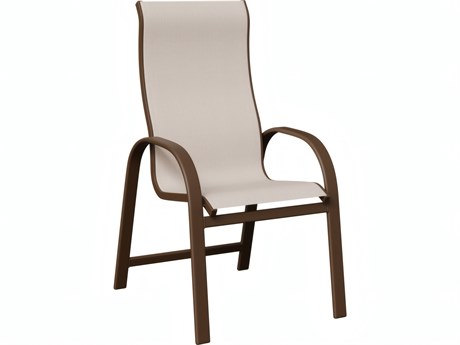 Berlin Gardens Murphy Aluminum High-Back Sling Dining Chair