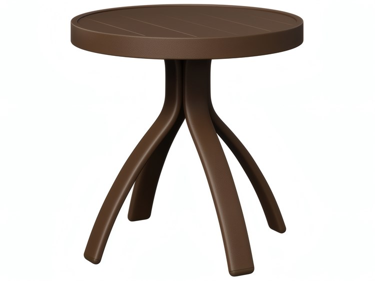 Berlin Gardens Murphy Aluminum 18.5" Round End Table