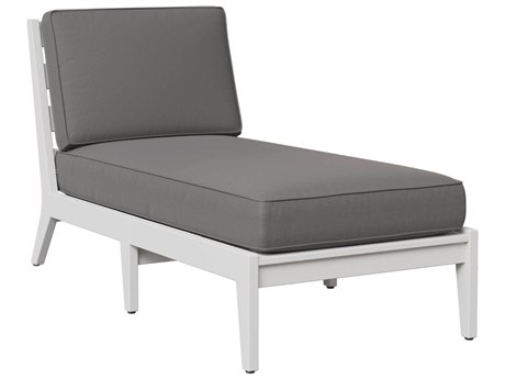 Berlin Gardens Manhew Recycled Plastic Armless Chaise Lounge