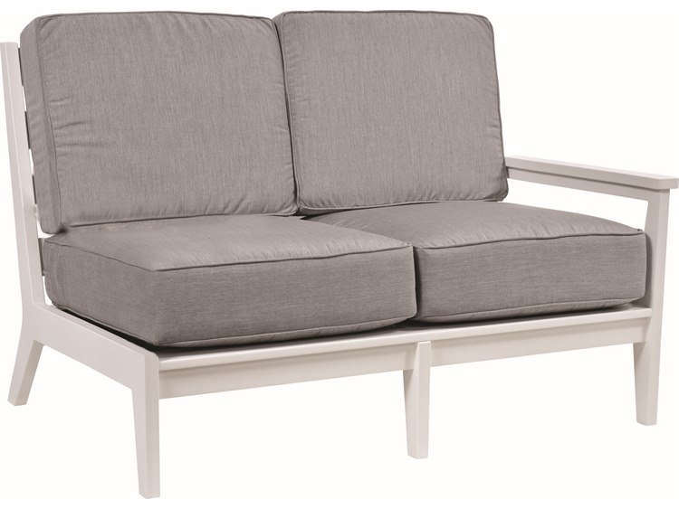 Berlin Gardens Mayhew Recycled Plastic Left Arm Patio Loveseat