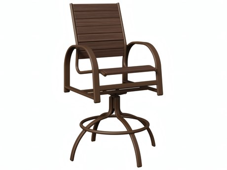 Berlin Gardens Murphy Aluminum Poly Swivel Bar Chair