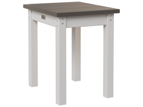 Berlin Gardens Accessories Recycled Plastic 16.5''W x 13''D Rectangular End Table