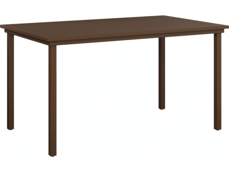 Berlin Gardens Vida Aluminum 73"W x 44"D Rectangular Bar Table